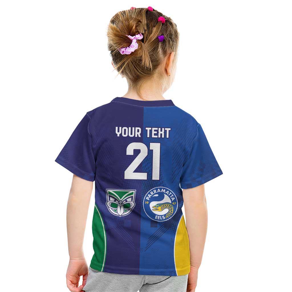 Custom Warriors-Eels Kid T Shirt Together Sporty Style