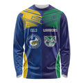 Custom Warriors-Eels Long Sleeve Shirt Together Sporty Style