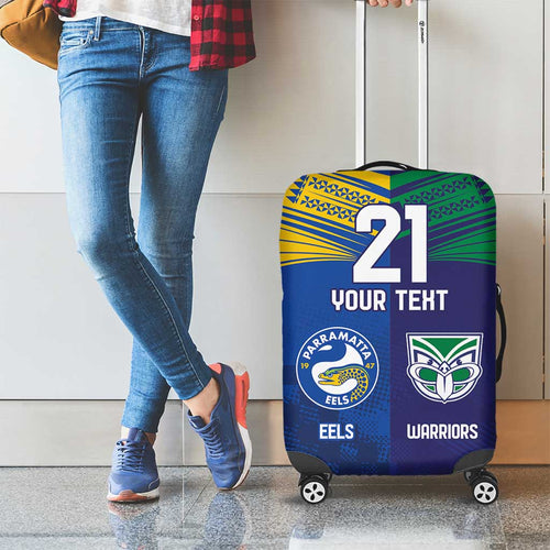 Custom Warriors-Eels Luggage Cover Together Sporty Style