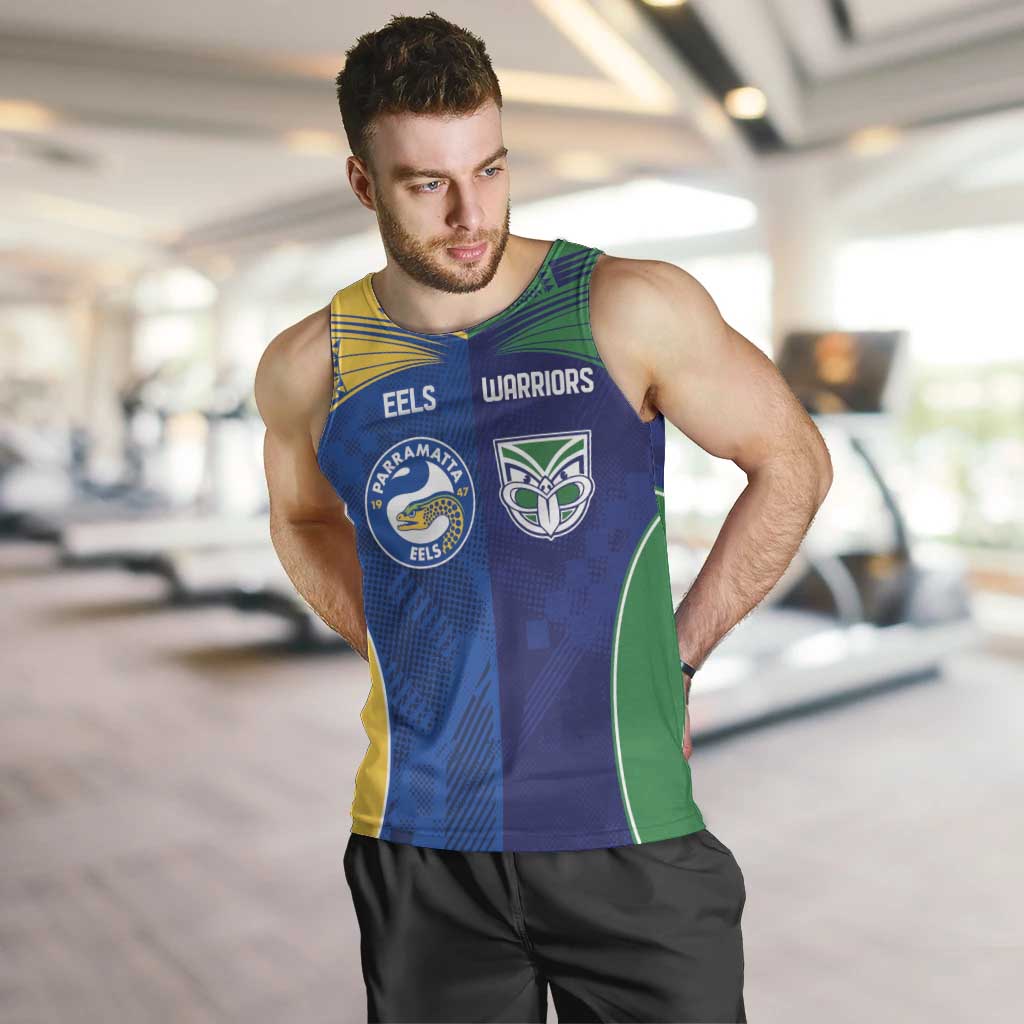 Custom Warriors-Eels Men Tank Top Together Sporty Style