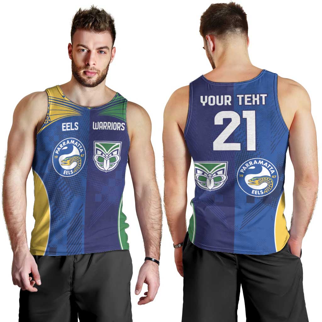 Custom Warriors-Eels Men Tank Top Together Sporty Style