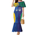 Custom Warriors-Eels Mermaid Dress Together Sporty Style