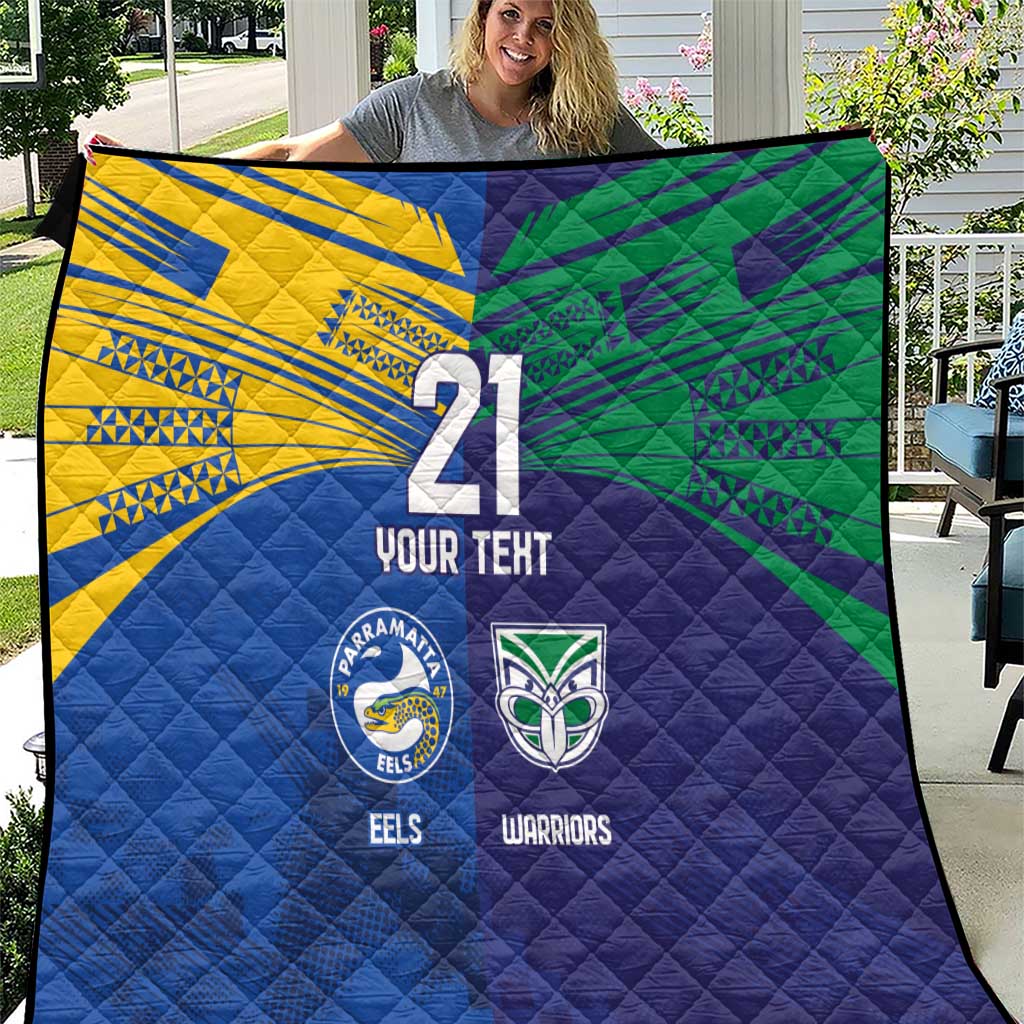 Custom Warriors-Eels Quilt Together Sporty Style