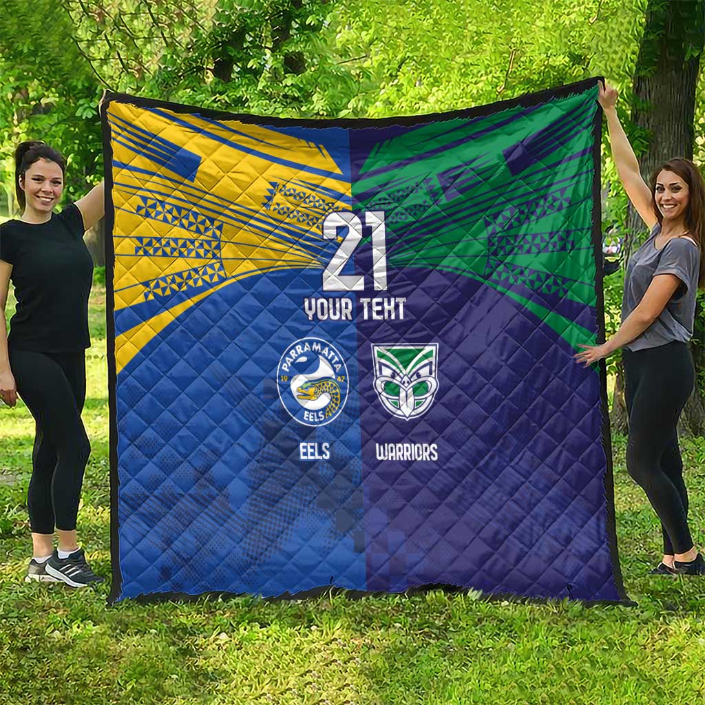 Custom Warriors-Eels Quilt Together Sporty Style