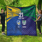 Custom Warriors-Eels Quilt Together Sporty Style