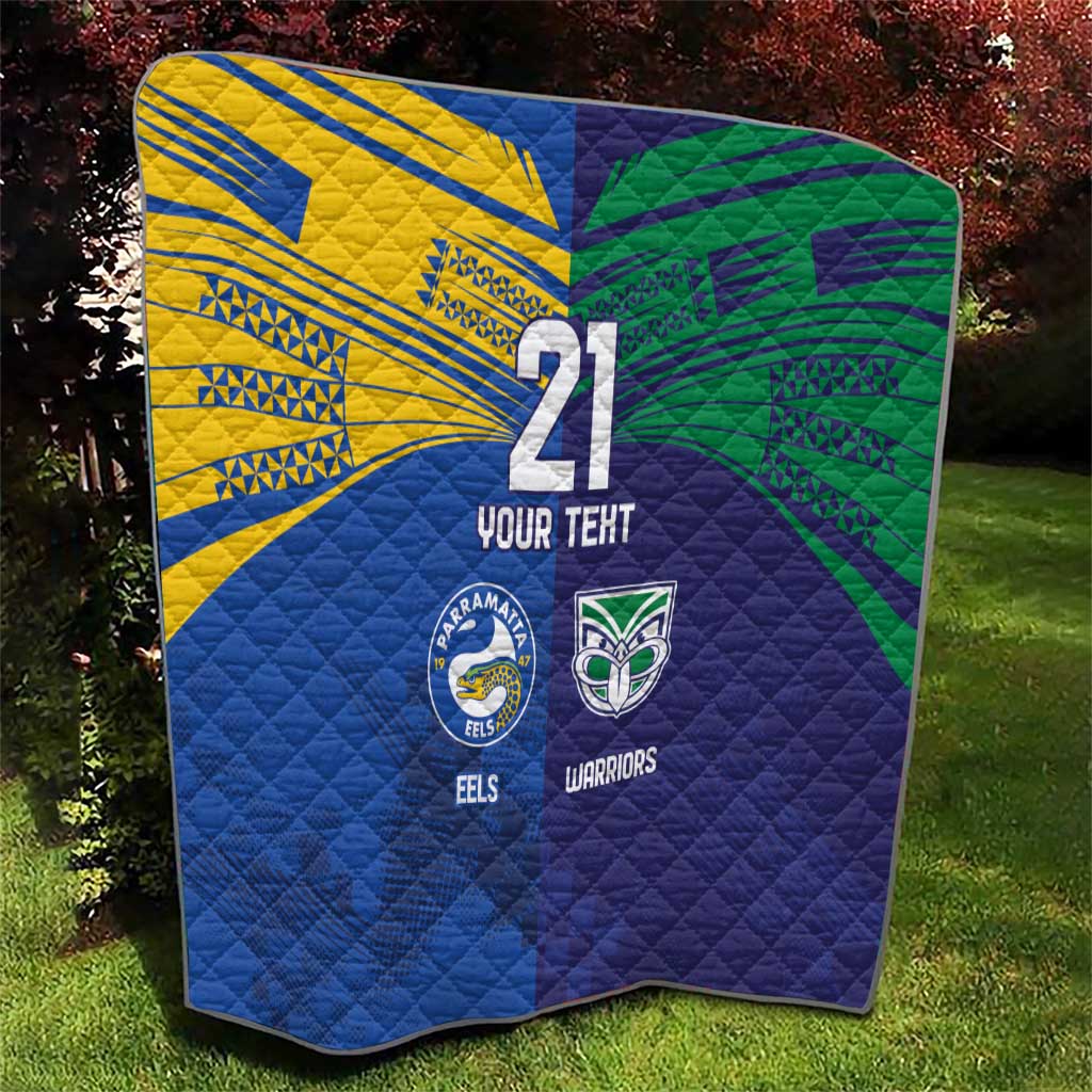 Custom Warriors-Eels Quilt Together Sporty Style
