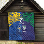 Custom Warriors-Eels Quilt Together Sporty Style