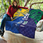 Custom Warriors-Eels Quilt Together Sporty Style