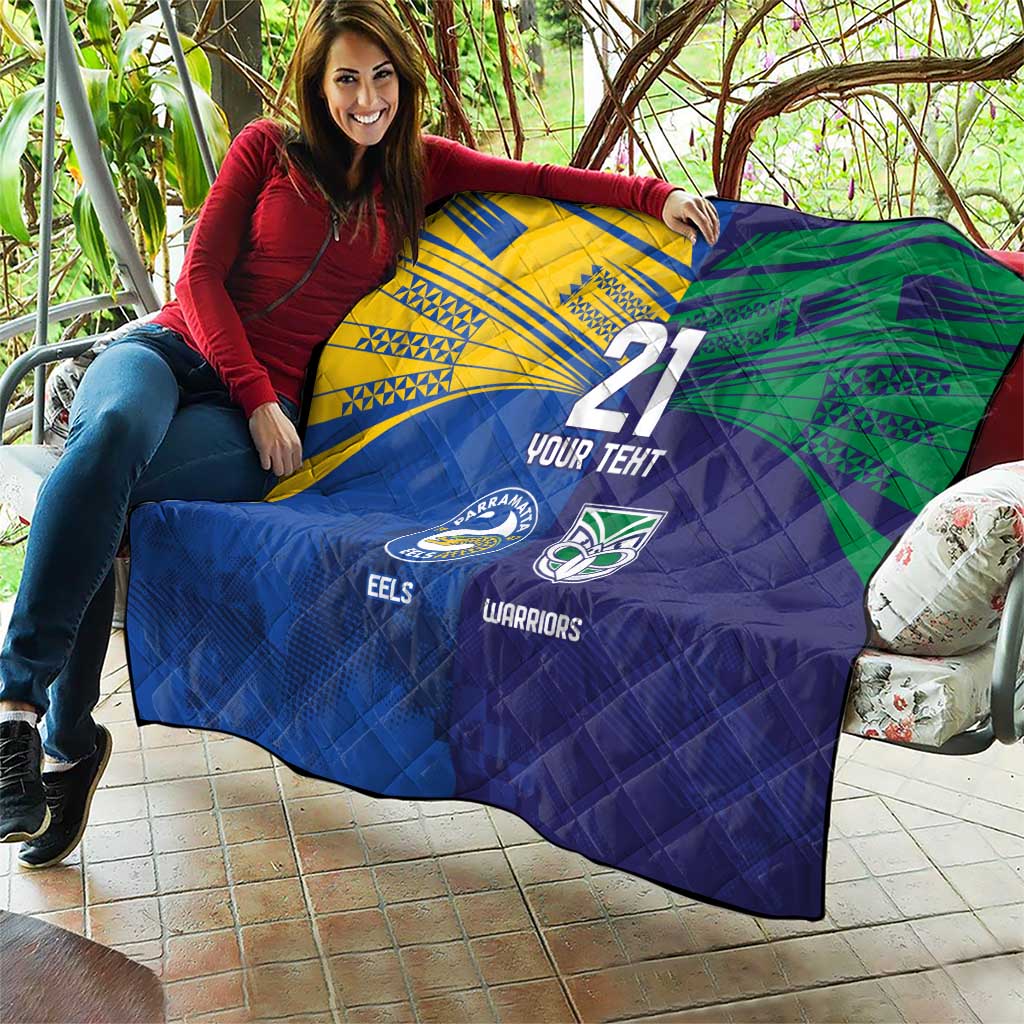 Custom Warriors-Eels Quilt Together Sporty Style