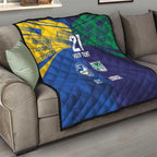 Custom Warriors-Eels Quilt Together Sporty Style