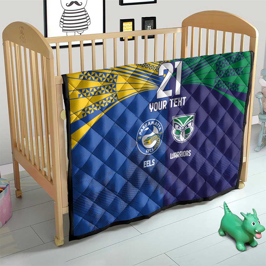 Custom Warriors-Eels Quilt Together Sporty Style