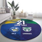 Custom Warriors-Eels Round Carpet Together Sporty Style