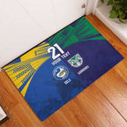 Custom Warriors-Eels Rubber Doormat Together Sporty Style