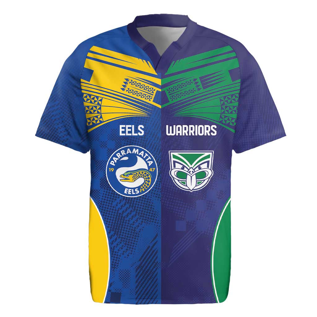 Custom Warriors-Eels Rugby Jersey Together Sporty Style