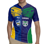 Custom Warriors-Eels Rugby Jersey Together Sporty Style