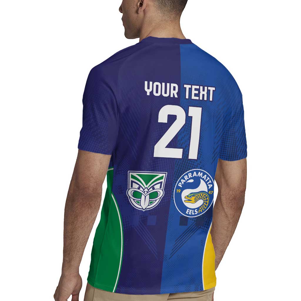 Custom Warriors-Eels Rugby Jersey Together Sporty Style