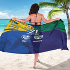 Custom Warriors-Eels Sarong Together Sporty Style