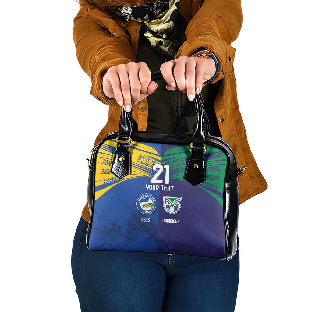 Custom Warriors-Eels Shoulder Handbag Together Sporty Style