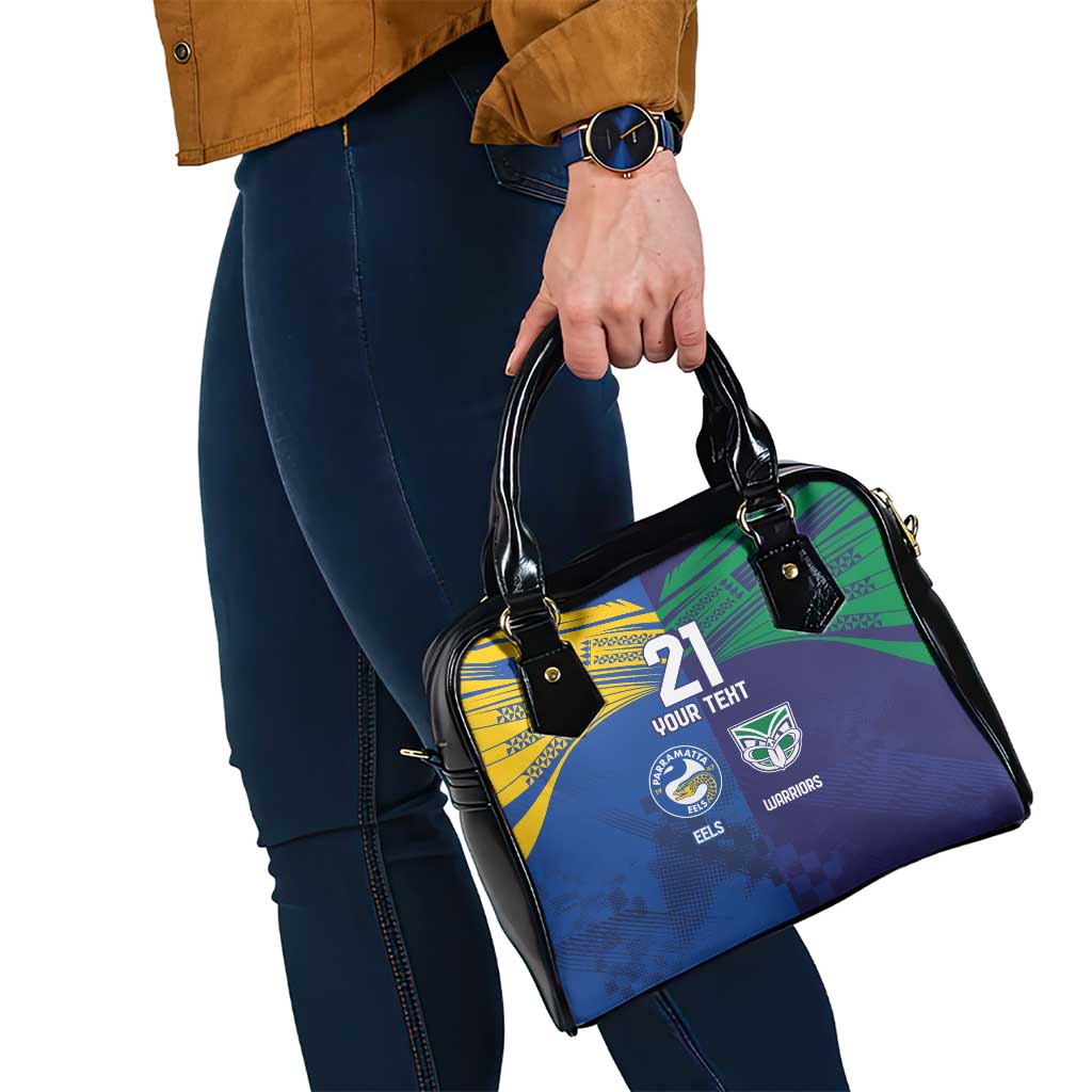 Custom Warriors-Eels Shoulder Handbag Together Sporty Style