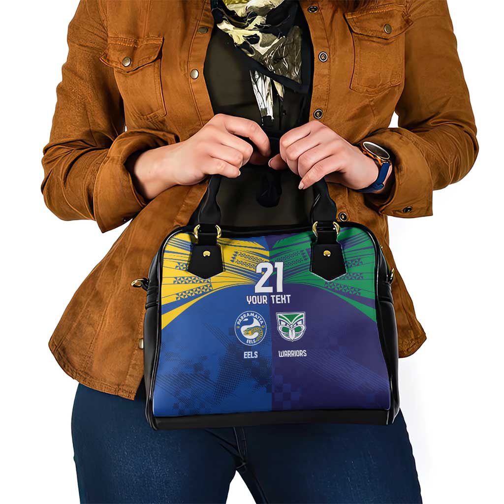 Custom Warriors-Eels Shoulder Handbag Together Sporty Style