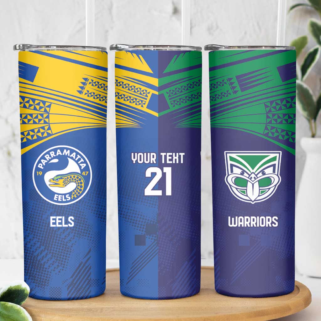 Custom Warriors-Eels Skinny Tumbler Together Sporty Style