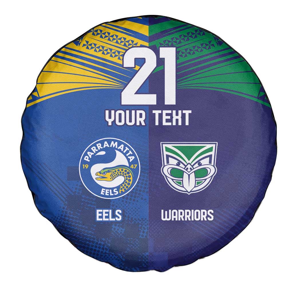 Custom Warriors-Eels Spare Tire Cover Together Sporty Style