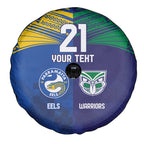 Custom Warriors-Eels Spare Tire Cover Together Sporty Style