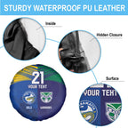 Custom Warriors-Eels Spare Tire Cover Together Sporty Style