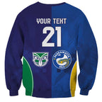 Custom Warriors-Eels Sweatshirt Together Sporty Style