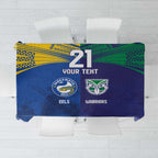 Custom Warriors-Eels Tablecloth Together Sporty Style