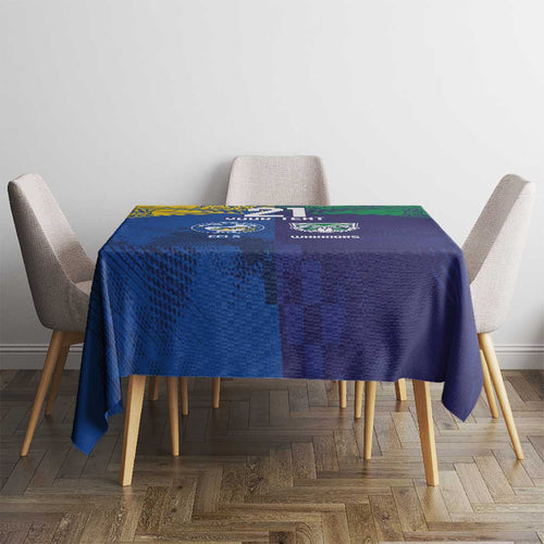 Custom Warriors-Eels Tablecloth Together Sporty Style