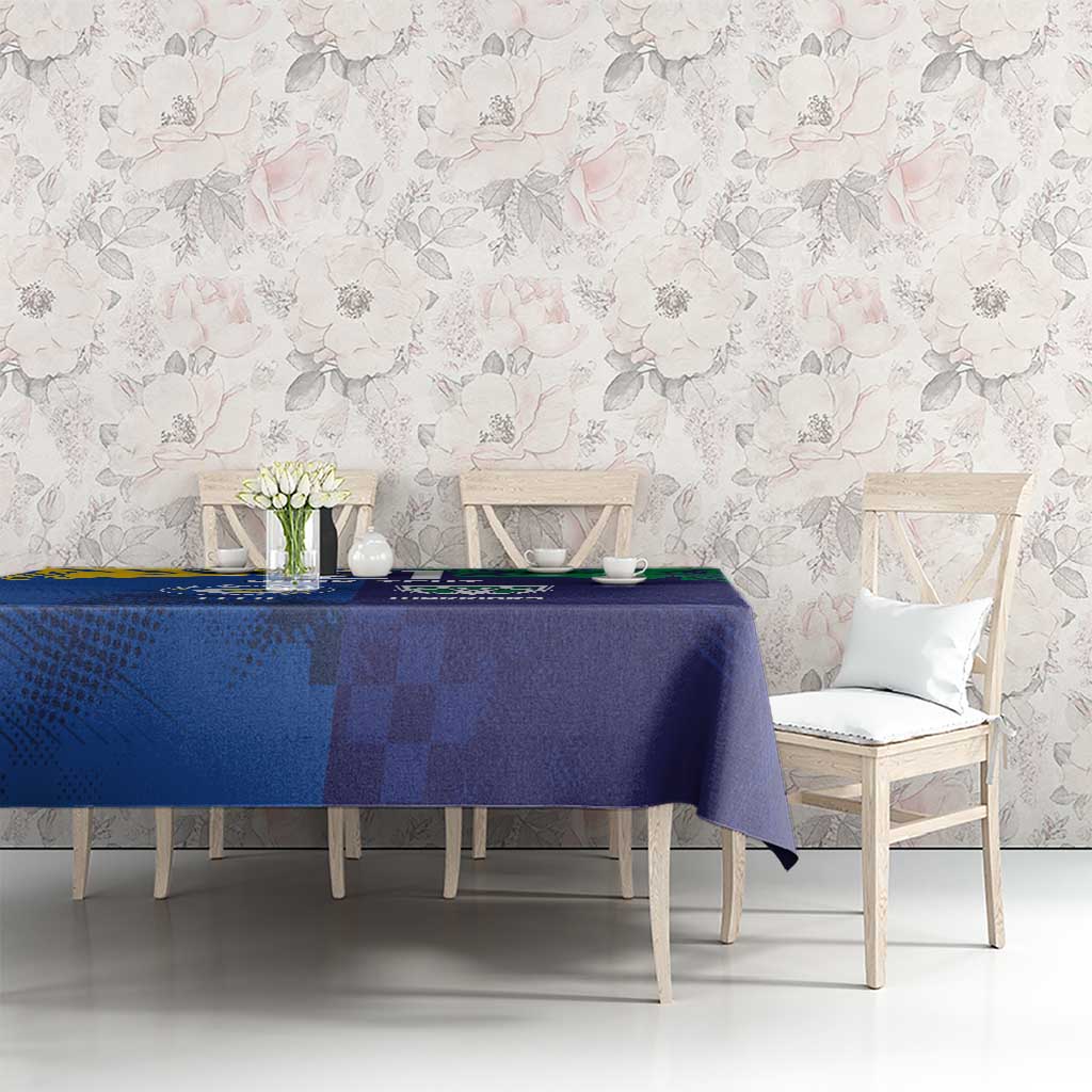 Custom Warriors-Eels Tablecloth Together Sporty Style