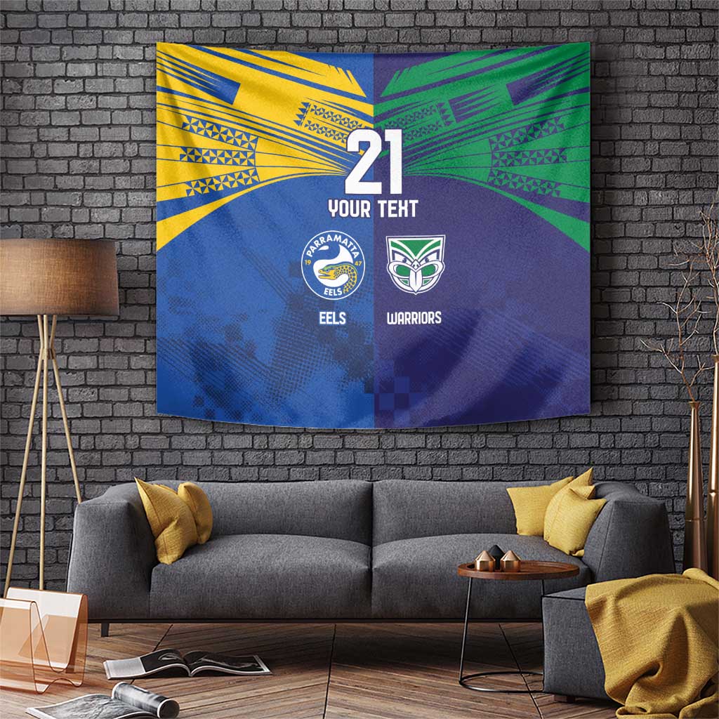 Custom Warriors-Eels Tapestry Together Sporty Style