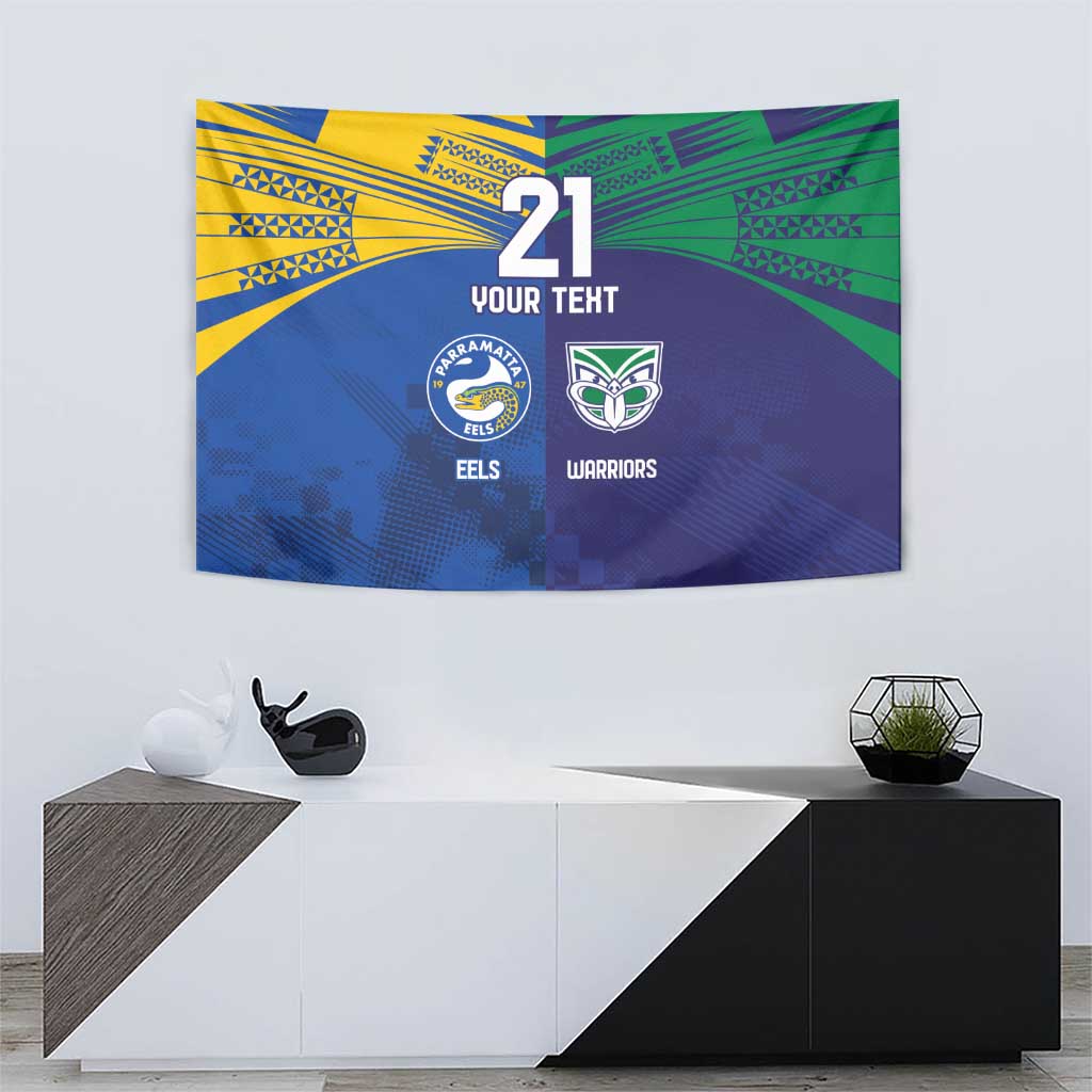 Custom Warriors-Eels Tapestry Together Sporty Style