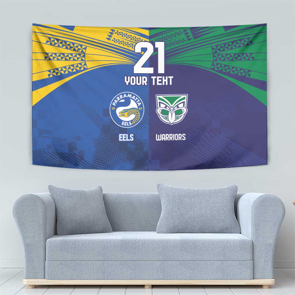 Custom Warriors-Eels Tapestry Together Sporty Style
