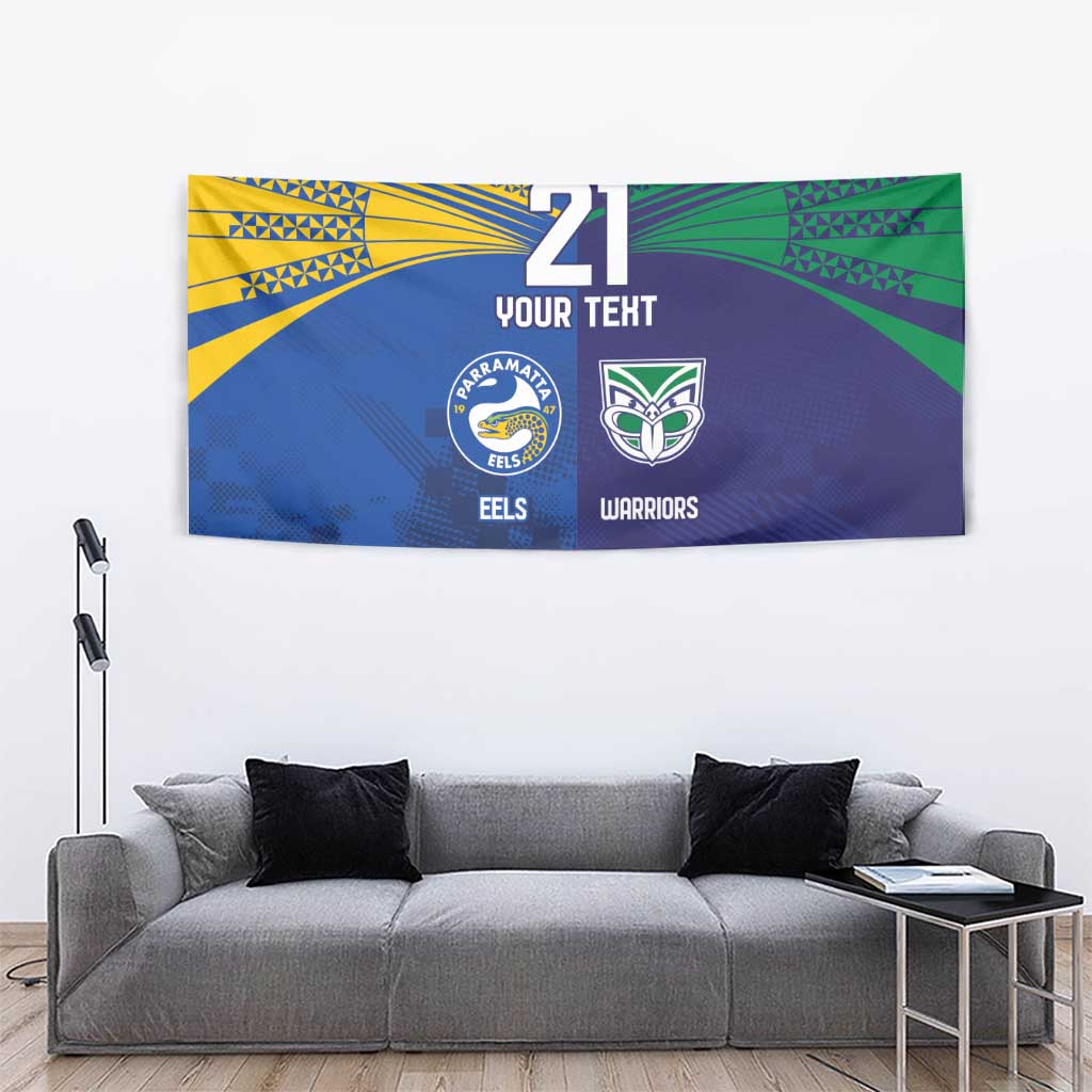 Custom Warriors-Eels Tapestry Together Sporty Style