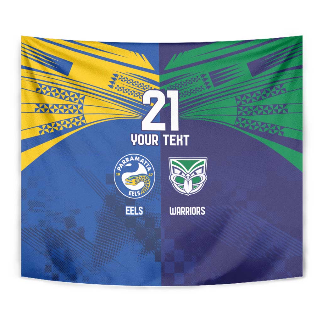 Custom Warriors-Eels Tapestry Together Sporty Style