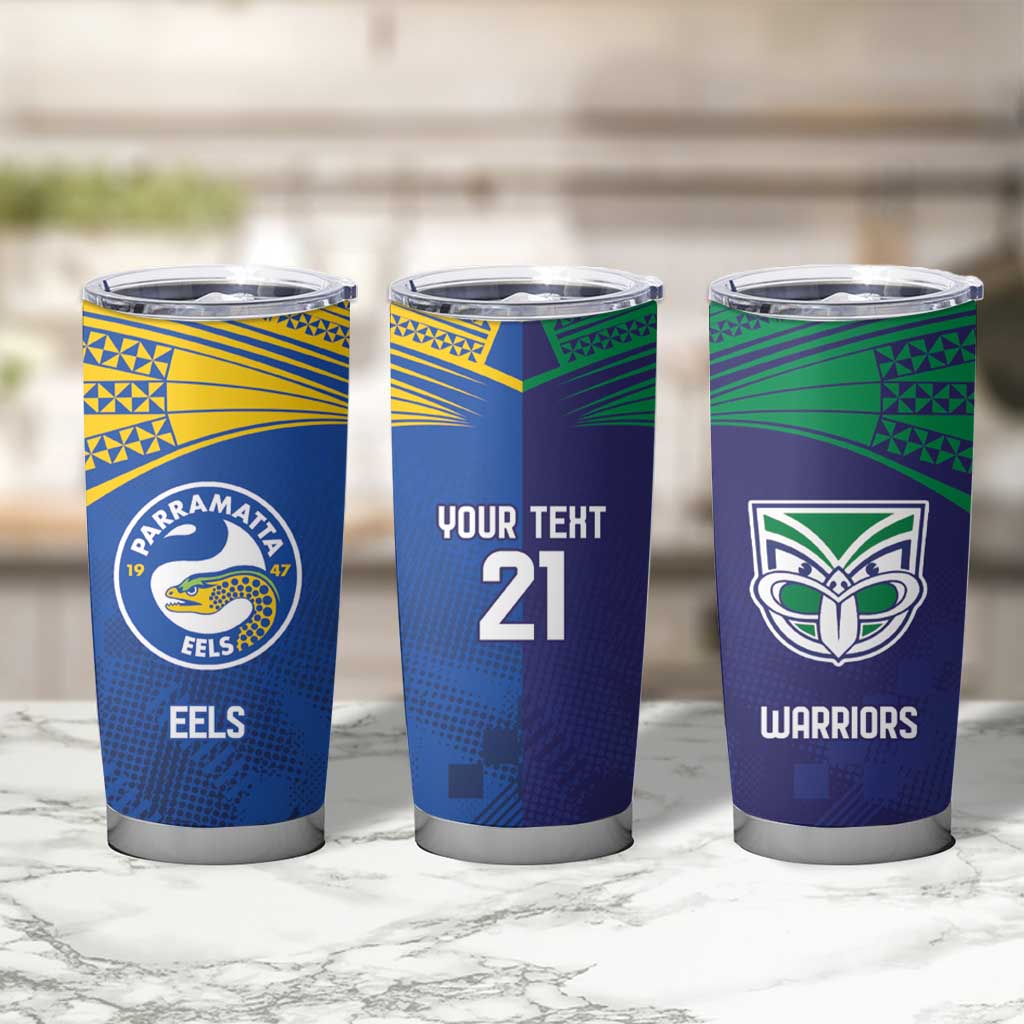 Custom Warriors-Eels Tumbler Cup Together Sporty Style