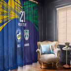 Custom Warriors-Eels Window Curtain Together Sporty Style