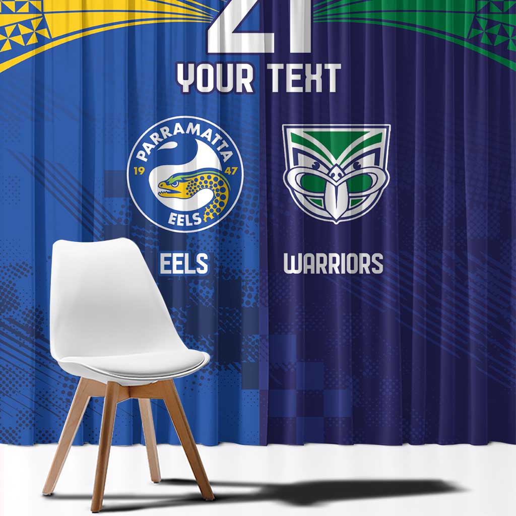 Custom Warriors-Eels Window Curtain Together Sporty Style