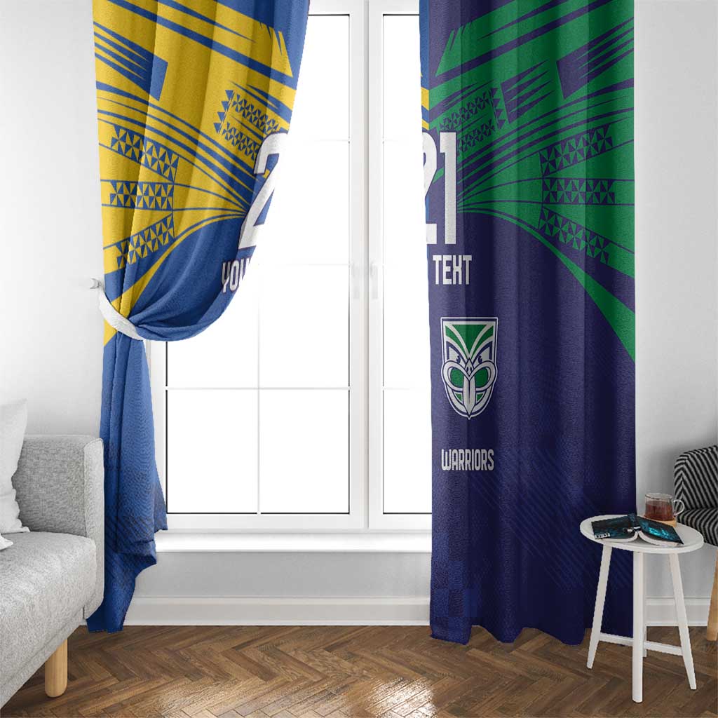 Custom Warriors-Eels Window Curtain Together Sporty Style