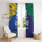 Custom Warriors-Eels Window Curtain Together Sporty Style