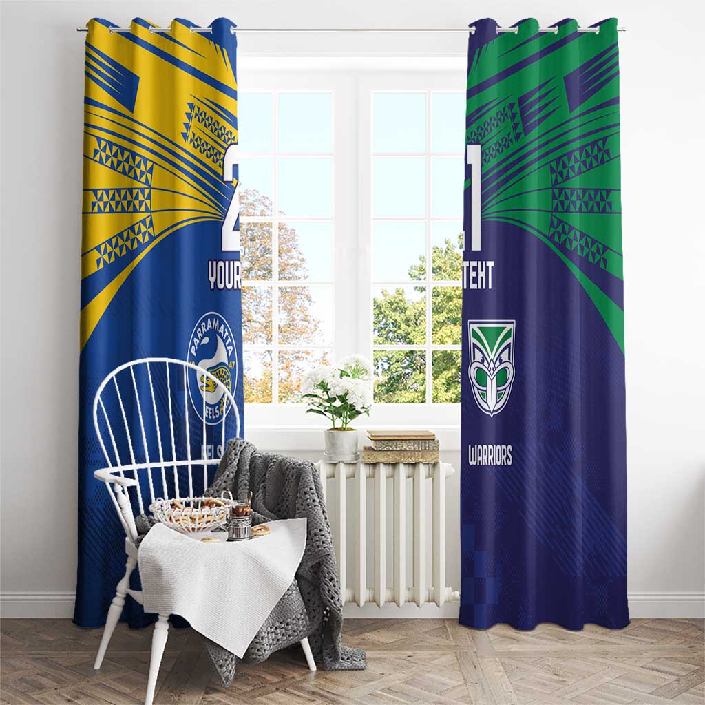 Custom Warriors-Eels Window Curtain Together Sporty Style