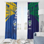 Custom Warriors-Eels Window Curtain Together Sporty Style