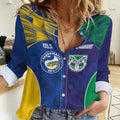 Custom Warriors-Eels Women Casual Shirt Together Sporty Style