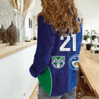 Custom Warriors-Eels Women Casual Shirt Together Sporty Style