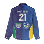 Custom Warriors-Eels Women Casual Shirt Together Sporty Style