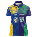Custom Warriors-Eels Women Polo Shirt Together Sporty Style
