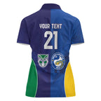 Custom Warriors-Eels Women Polo Shirt Together Sporty Style