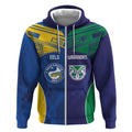 Custom Warriors-Eels Zip Hoodie Together Sporty Style